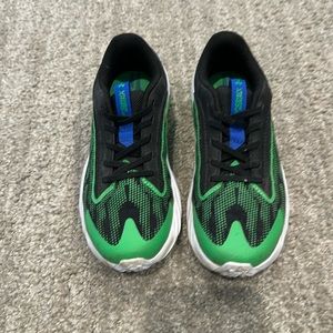 Little Boy under armour tennis shoes